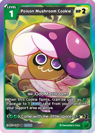 Image of Poison Mushroom Cookie (BS7-048) - Arena of Glory Foil