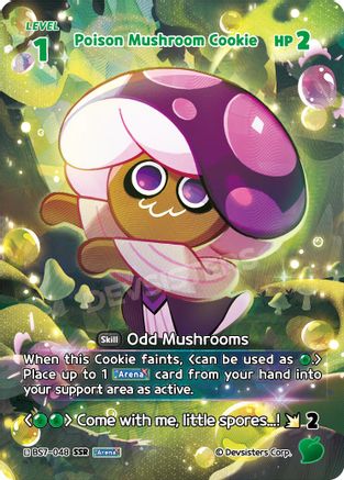 Image of Poison Mushroom Cookie (SSR) (BS7-048) - Arena of Glory Foil
