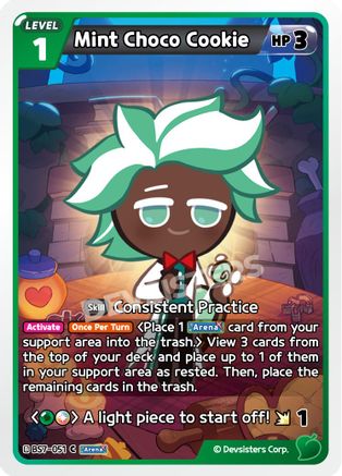Image of Mint Choco Cookie (051) (BS7-051) - Arena of Glory