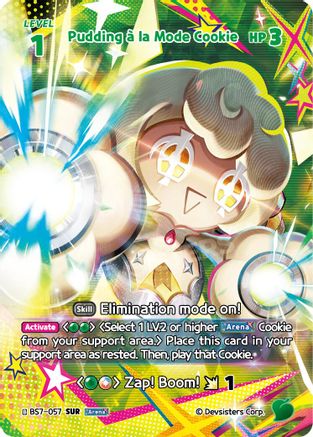 Image of Pudding a la mode Cookie (SUR) (BS7-057) - Arena of Glory Foil