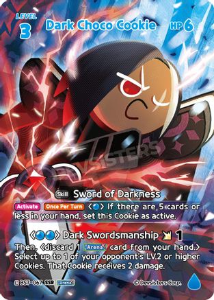 Image of Dark Choco Cookie (067) (SSR) (BS7-067) - Arena of Glory Foil