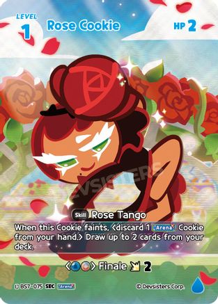 Image of Rose Cookie (075) (SEC) (BS7-075) - Arena of Glory Foil