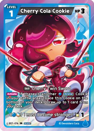 Image of Cherry Cola Cookie (BS7-076) - Arena of Glory Foil