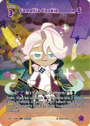 Image of Camellia Cookie (SEC) (BS7-088) - Arena of Glory Foil