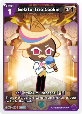 Image of Gelato Trio Cookie (BS7-091) - Arena of Glory