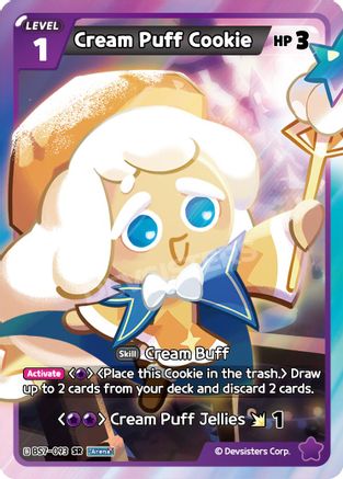 Image of Cream Puff Cookie (093) (BS7-093) - Arena of Glory Foil