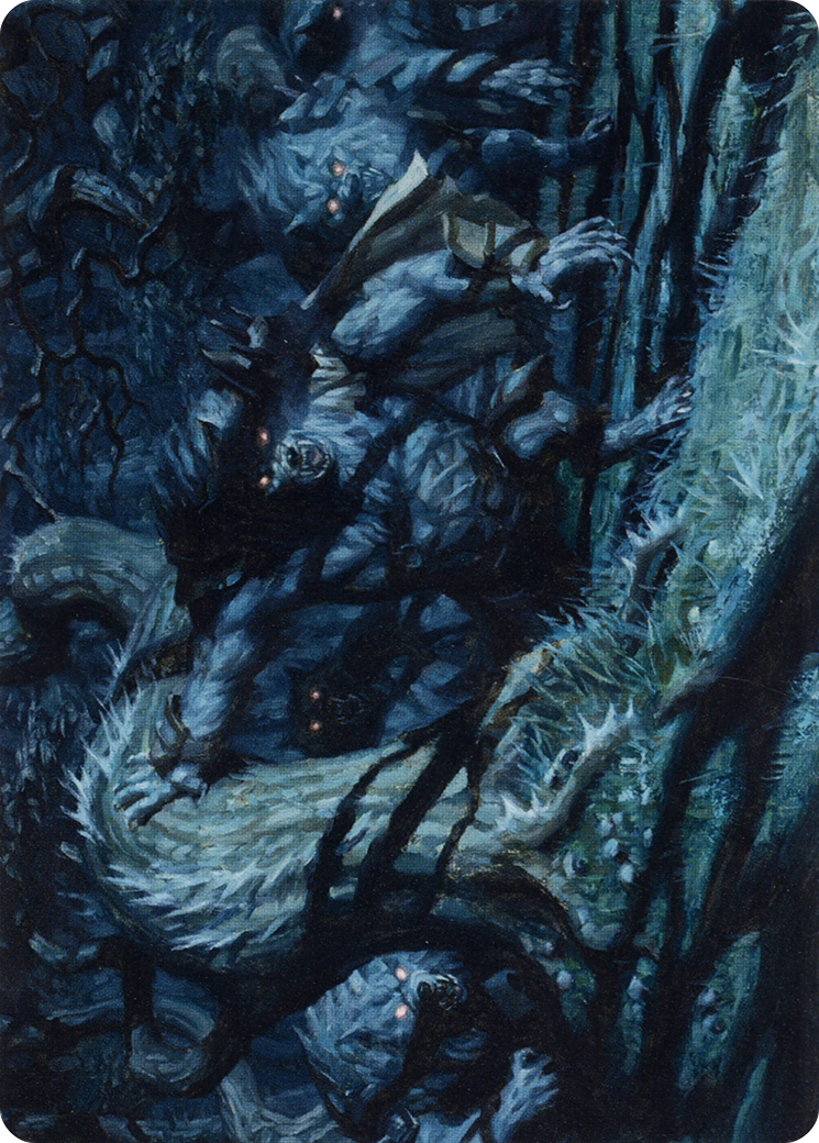 Image of Unnatural Moonrise // Unnatural Moonrise (AMID-070) - Midnight Hunt Art Series (Borderless)