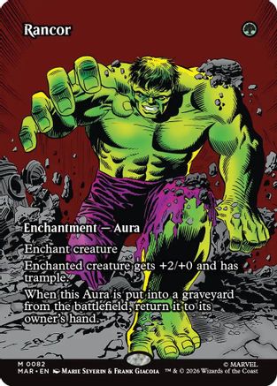 Image of Rancor (Borderless) (MAR-082) - Marvel Universe Eternal-Legal Foil