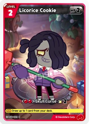 Image of Licorice Cookie (BS8-001) - A Game of Truth and Deceit