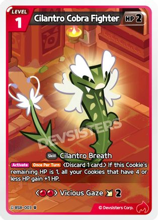 Image of Cilantro Cobra Fighter (BS8-003) - A Game of Truth and Deceit