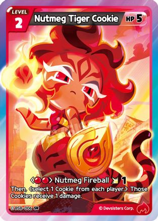 Image of Nutmeg Tiger Cookie (BS8-006) - A Game of Truth and Deceit Foil