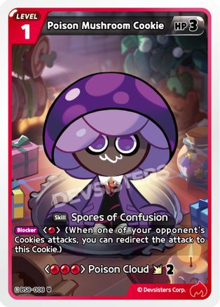 Image of Poison Mushroom Cookie (BS8-008) - A Game of Truth and Deceit