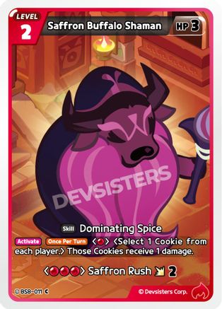 Image of Saffron Buffalo Shaman (BS8-011) - A Game of Truth and Deceit