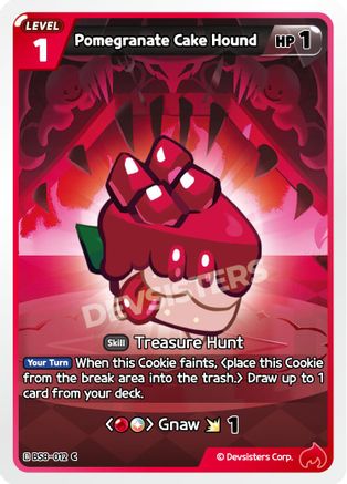 Image of Pomegranate Cake Hound (BS8-012) - A Game of Truth and Deceit