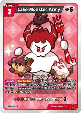 Image of Cake Monster Army (BS8-017) - A Game of Truth and Deceit Foil
