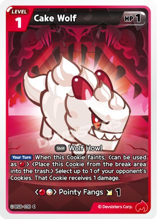 Image of Cake Wolf (BS8-018) - A Game of Truth and Deceit