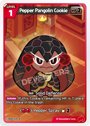 Image of Pepper Pangolin Cookie (BS8-020) - A Game of Truth and Deceit