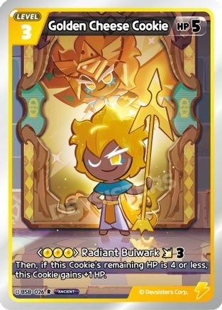 Image of Golden Cheese Cookie (026) (BS8-026) - A Game of Truth and Deceit Foil