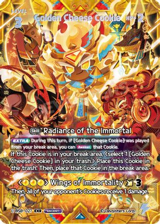 Image of Golden Cheese Cookie (027) (EXR) (BS8-027) - A Game of Truth and Deceit Foil