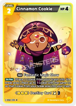 Image of Cinnamon Cookie (035) (BS8-035) - A Game of Truth and Deceit