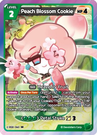 Image of Peach Blossom Cookie (BS8-060) - A Game of Truth and Deceit Foil
