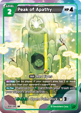 Image of Peak of Apathy (BS8-069) - A Game of Truth and Deceit Foil