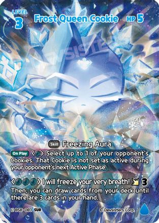 Image of Frost Queen Cookie (SUR) (BS8-083) - A Game of Truth and Deceit Foil