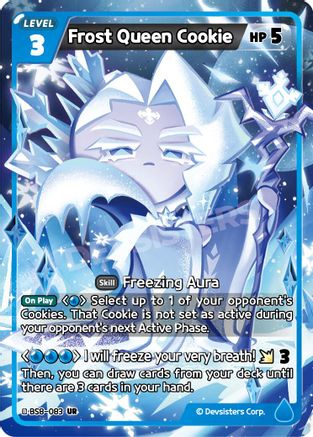 Image of Frost Queen Cookie (BS8-083) - A Game of Truth and Deceit Foil