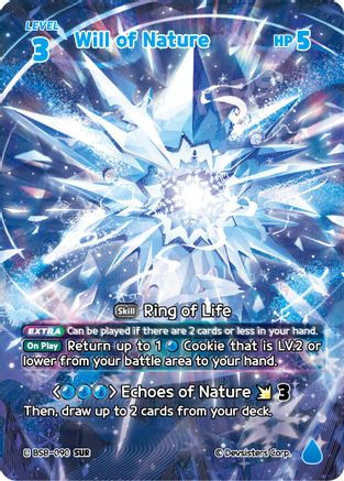 Image of Will of Nature (SUR) (BS8-090) - A Game of Truth and Deceit Foil