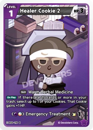 Image of Healer Cookie 2 (BS8-118) - A Game of Truth and Deceit