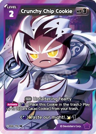 Image of Crunchy Chip Cookie (BS8-119) - A Game of Truth and Deceit Foil