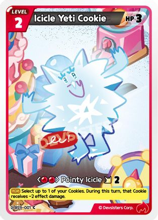 Image of Icicle Yeti Cookie (Ver. 2) (BS9-001) - A Game of Truth and Deceit