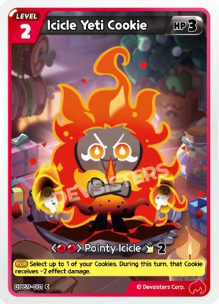 Image of Icicle Yeti Cookie (Ver. 3) (BS9-001) - A Game of Truth and Deceit