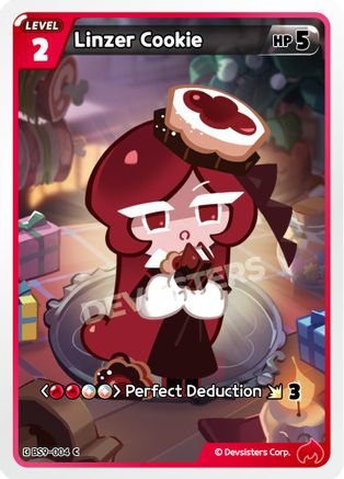 Image of Linzer Cookie (Ver. 1) (BS9-004) - A Game of Truth and Deceit