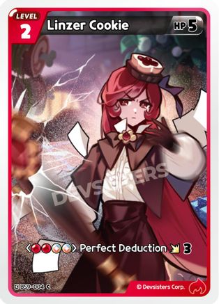 Image of Linzer Cookie (Ver. 2) (BS9-004) - A Game of Truth and Deceit