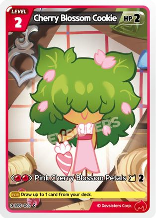 Image of Cherry Blossom Cookie (Ver. 2) (BS9-007) - A Game of Truth and Deceit