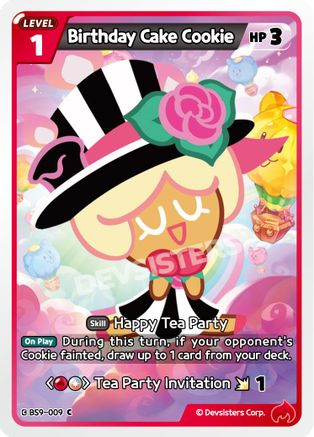 Image of Birthday Cake Cookie (BS9-009) - A Game of Truth and Deceit