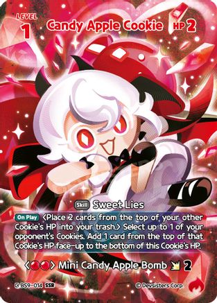 Image of Candy Apple Cookie (SSR) (BS9-014) - A Game of Truth and Deceit Foil