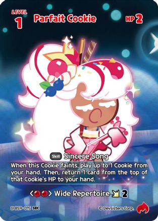 Image of Parfait Cookie (SEC) (BS9-015) - A Game of Truth and Deceit Foil