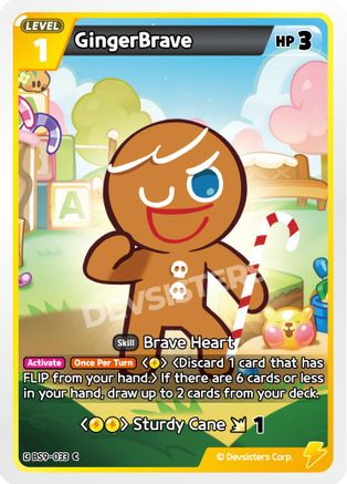 Image of GingerBrave (Ver. 1) (BS9-033) - A Game of Truth and Deceit