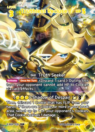 Image of Truthless Recluse (SUR) (BS9-035) - A Game of Truth and Deceit Foil