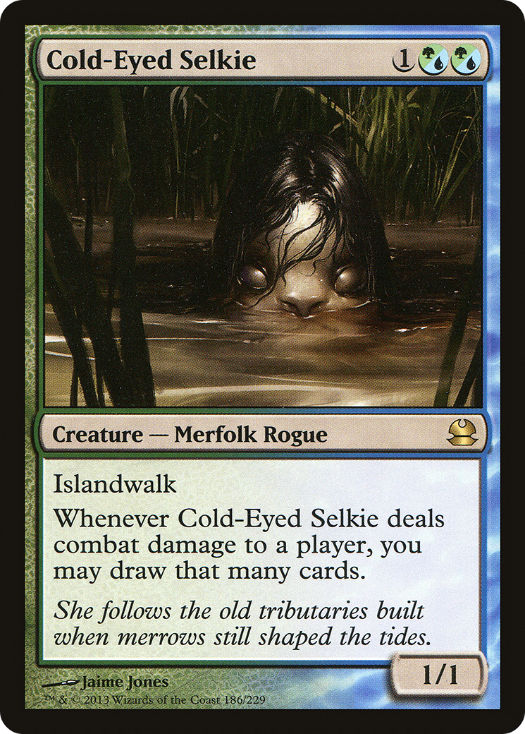 Image of Cold-Eyed Selkie (MMA-186) - Modern Masters Foil