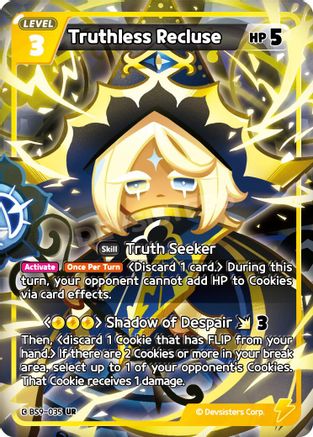 Image of Truthless Recluse (BS9-035) - A Game of Truth and Deceit Foil