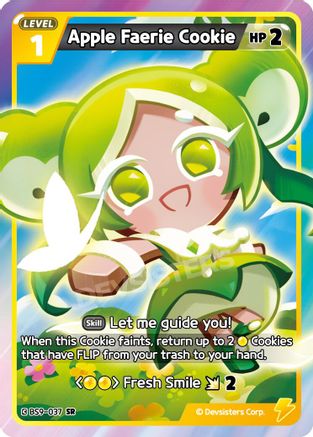 Image of Apple Faerie Cookie (BS9-037) - A Game of Truth and Deceit Foil