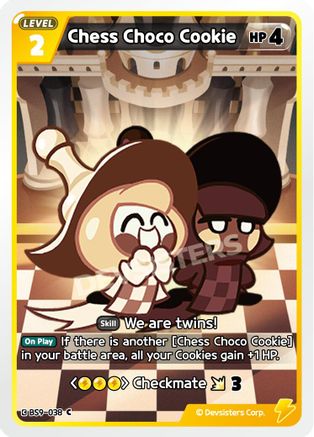 Image of Chess Choco Cookie (BS9-038) - A Game of Truth and Deceit