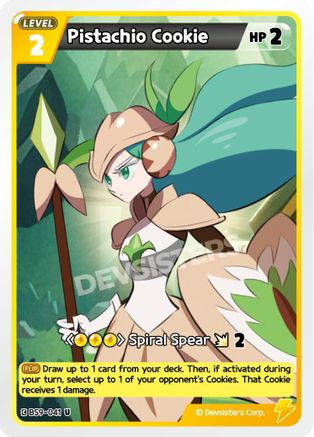 Image of Pistachio Cookie (041) (Ver. 2) (BS9-041) - A Game of Truth and Deceit