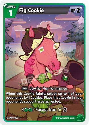 Image of Fig Cookie (Ver. 2) (BS9-049) - A Game of Truth and Deceit