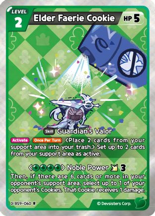 Image of Elder Faerie Cookie (Ver. 1) (BS9-060) - A Game of Truth and Deceit Foil