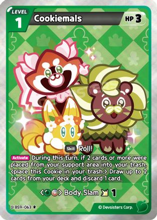 Image of Cookiemals (BS9-063) - A Game of Truth and Deceit Foil