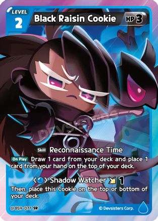 Image of Black Raisin Cookie (BS9-077) - A Game of Truth and Deceit Foil
